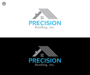 Logo-Design von KabhTech Studio für Precision Roofing, Inc. | Design: #12789802