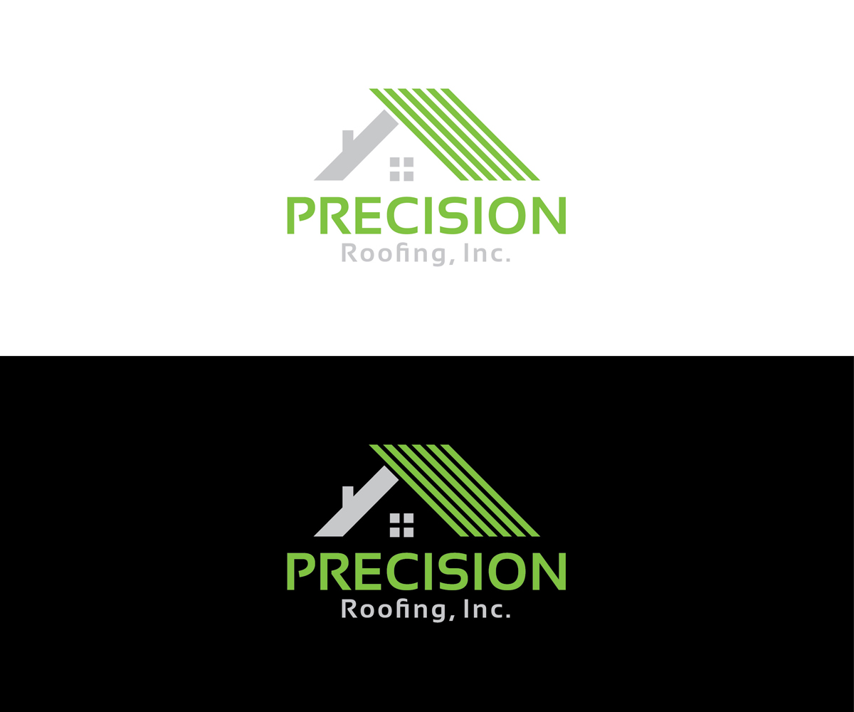 Diseño de Logo por KabhTech Studio para Precision Roofing, Inc. | Diseño #12790404