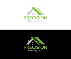 Logo-Design von KabhTech Studio für Precision Roofing, Inc. | Design: #12790404