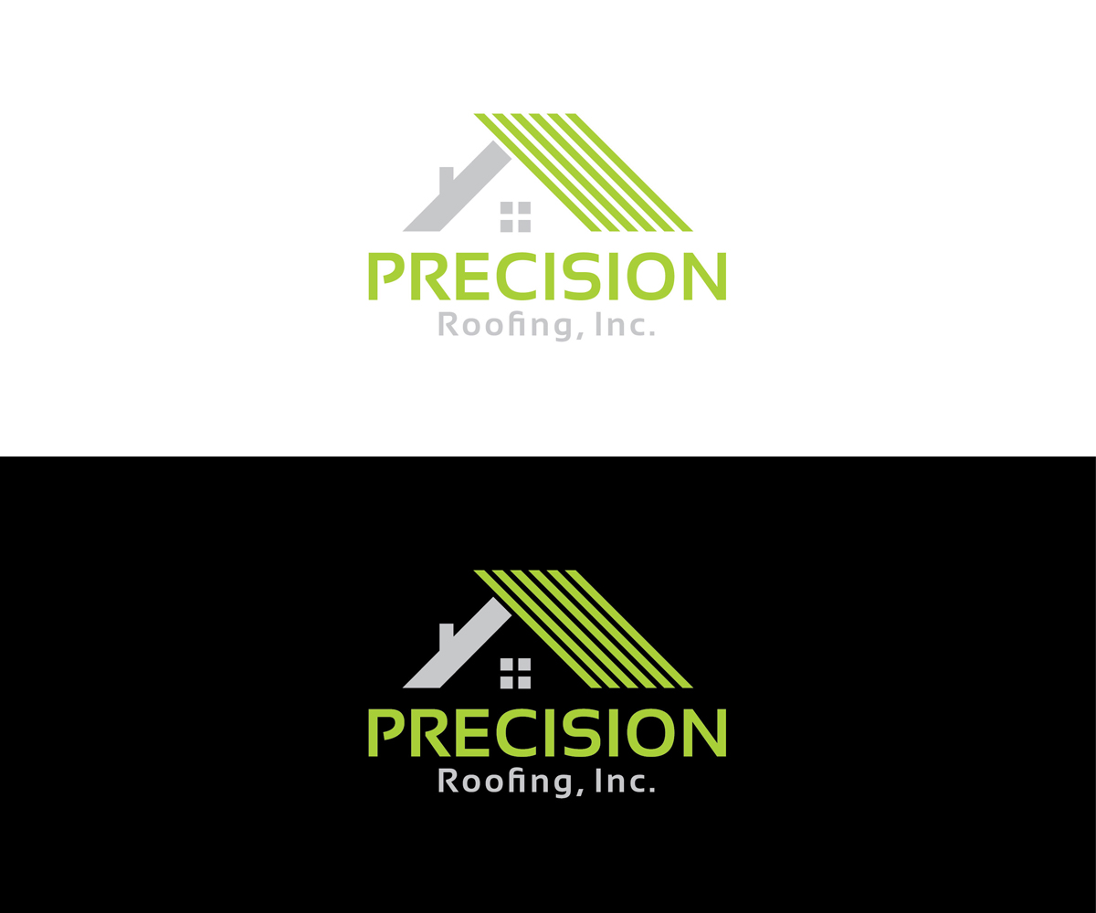 Diseño de Logo por KabhTech Studio para Precision Roofing, Inc. | Diseño #12790405