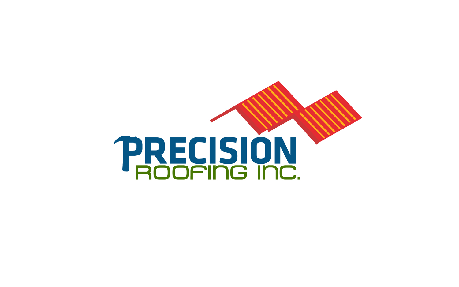 Logo-Design von diezzer für Precision Roofing, Inc. | Design #12736415