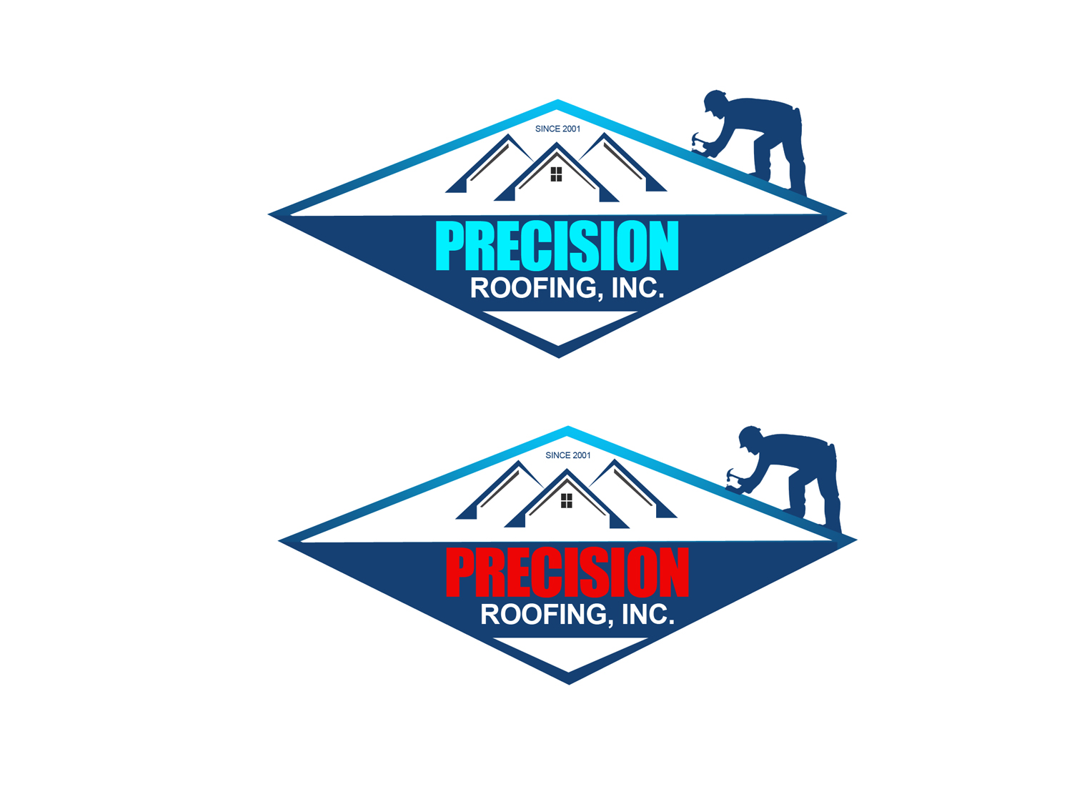 Design de Logo par diezzer pour Precision Roofing, Inc. | Design #12736870