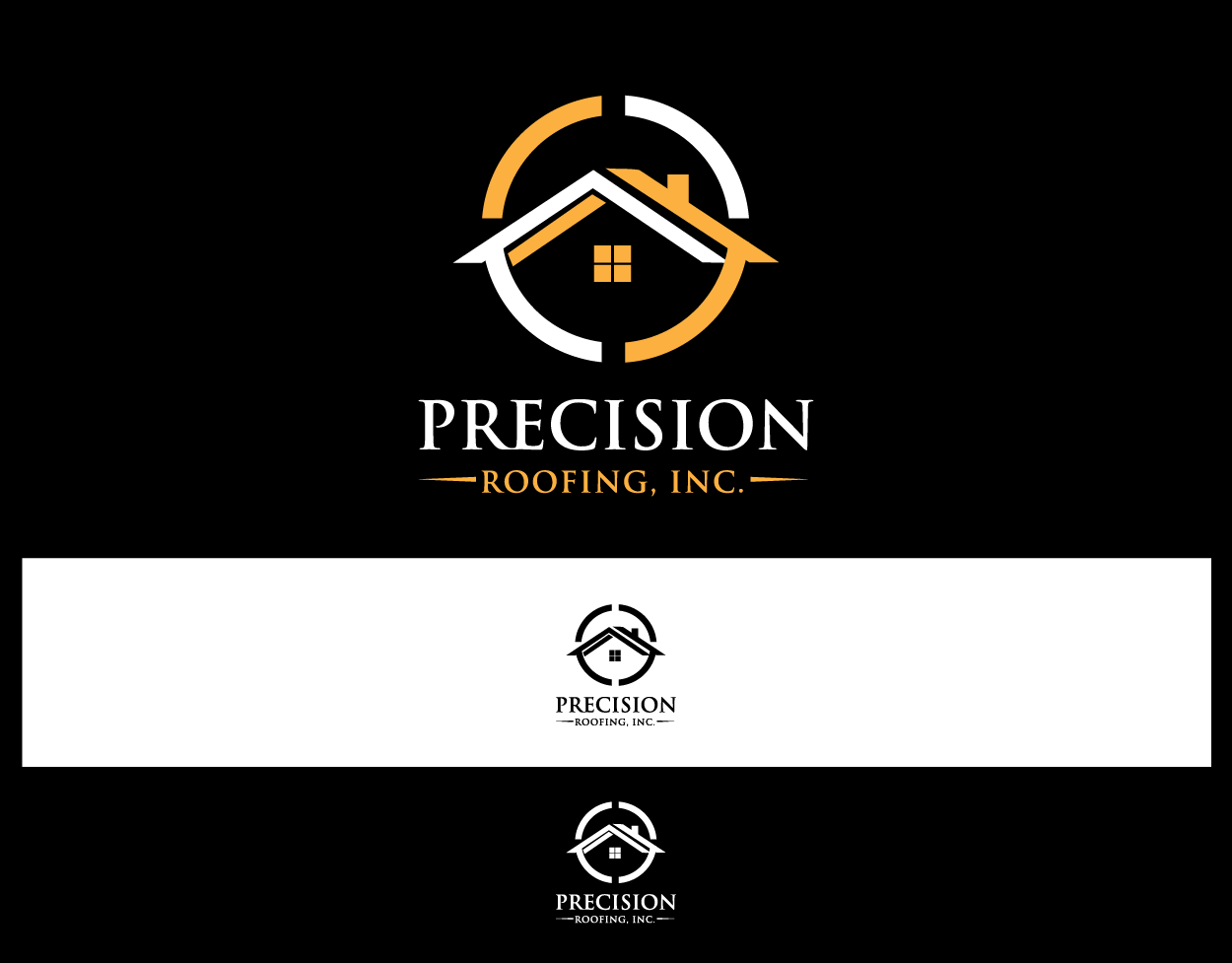 Logo Design by Turn Digital for Precision Roofing, Inc. | Design #12739569