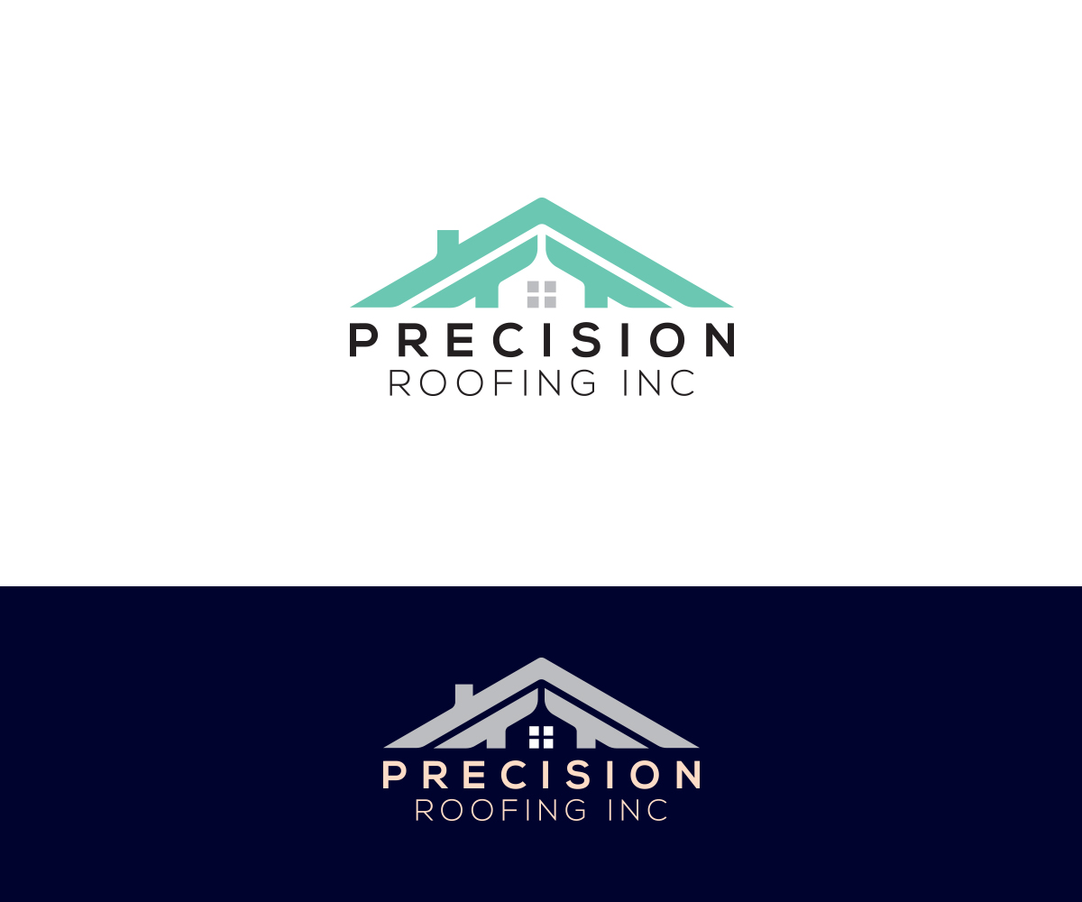 Logo Design by Kiran for Precision Roofing, Inc. | Design #16729770