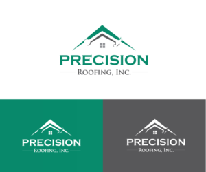 Logo Design by Shairell Mae for Precision Roofing, Inc. | Design #12733188
