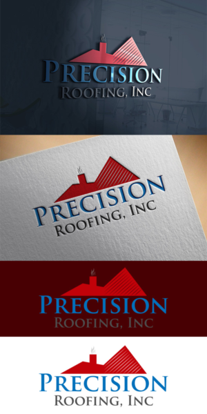 Logo Design by king solangi for Precision Roofing, Inc. | Design: #12737404