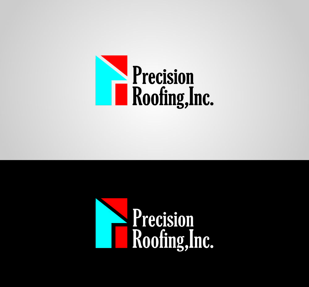 Diseño de Logo por kosrastidian para Precision Roofing, Inc. | Diseño #12740652