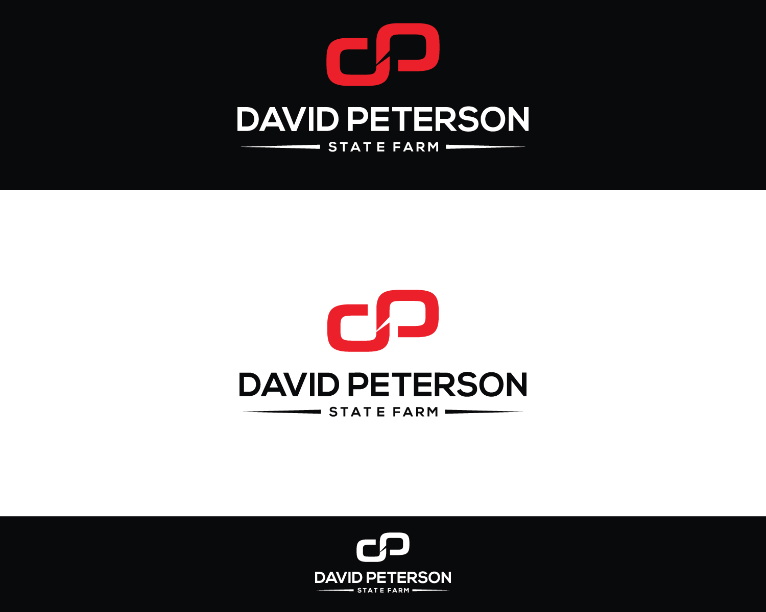 Logo Design by Atec for David Peterson State Farm | Design #12746635