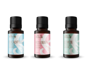 Custom Label for Essential Oils Bottle | Design Étiquette par Soluciones Creativas