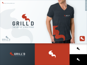 Logo Design by Raoul Camion for Grill'd - the Art of Streetfood | Design #12761291