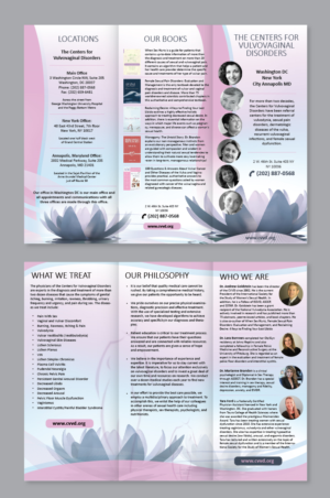 Centers for Vulvovaginal Disorders needs promo/informational brochure for marketing | Brochure Design by Achiver