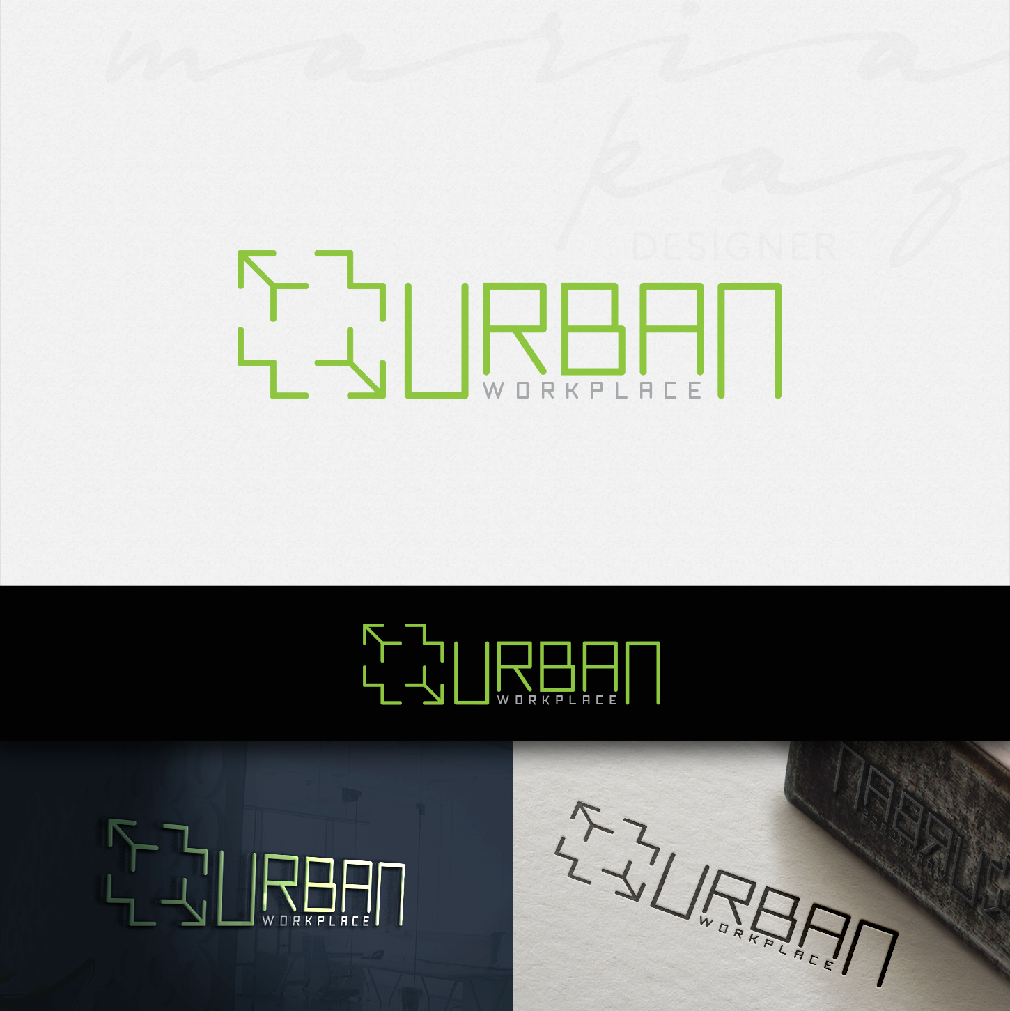 Logo Design by maria-kaz for Urban Workplace | Design #12802145