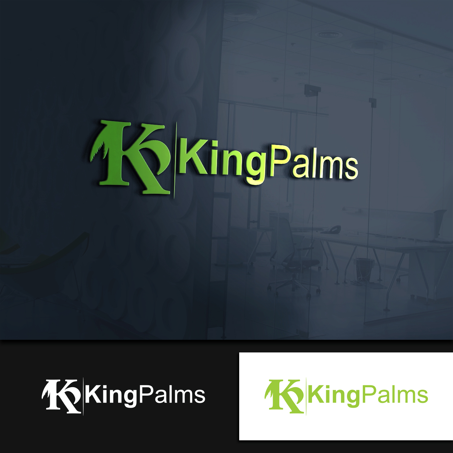 Logo Design by IMD-HUB for King Palms | Design #12742520