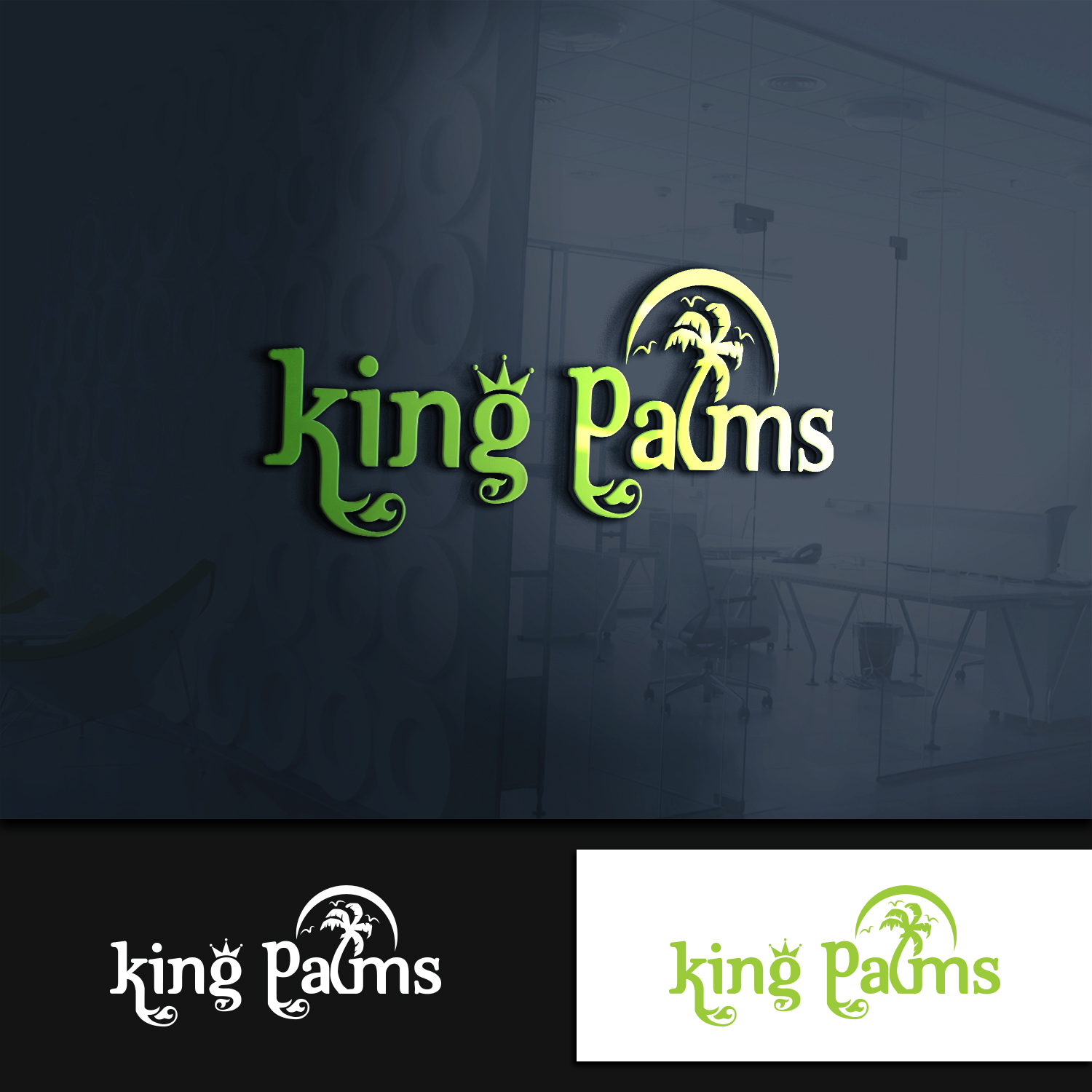 Logo Design by IMD-HUB for King Palms | Design #12742564