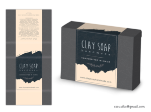 Design Emballage par Souvik Roy (Alex Pro) pour Clay Soap Handmade | Design : #12749780