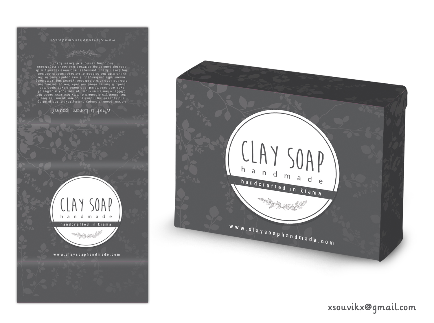 Diseño de Empaque por Souvik Roy (Alex Pro) para Clay Soap Handmade | Diseño #12749781