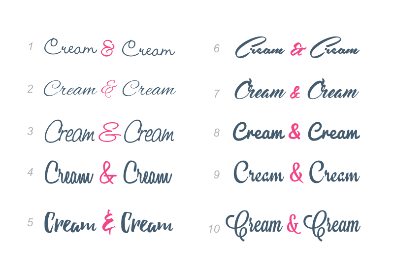 Logo Design by Amduat Design for Cream & Cream | Design #12790874