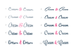 Logo-Design von Amduat Design für Cream & Cream | Design: #12790874
