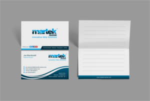 Business Card Design by INDIAN_Ashok for Martek Marine | Design: #12746016