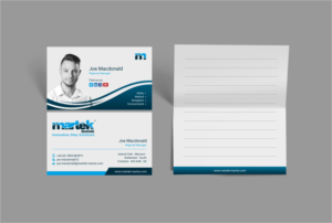 Business Card Design by INDIAN_Ashok for Martek Marine | Design: #12746018