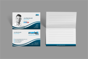 Business Card Design by INDIAN_Ashok for Martek Marine | Design: #12746019