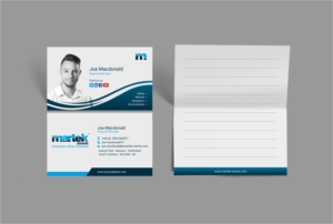Business Card Design by INDIAN_Ashok for Martek Marine | Design: #12746023