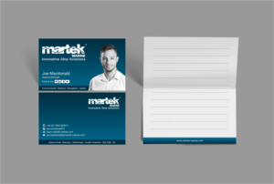 Business Card Design by INDIAN_Ashok for Martek Marine | Design: #12746026