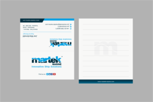 Business Card Design by INDIAN_Ashok for Martek Marine | Design: #12746190