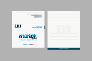 Business Card Design by INDIAN_Ashok for Martek Marine | Design: #12746192