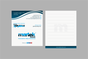 Business Card Design by INDIAN_Ashok for Martek Marine | Design: #12746194