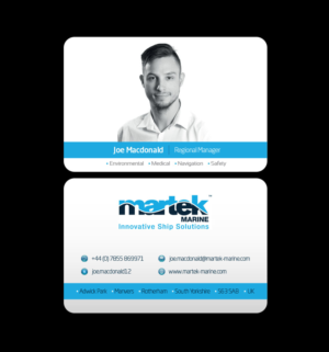 Business Card Design by Muzamil for Martek Marine | Design: #12775958