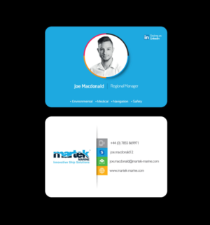 Business Card Design by Muzamil for Martek Marine | Design: #12775959