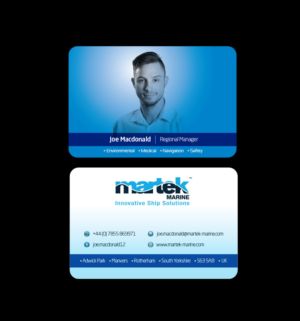 Business Card Design by Muzamil for Martek Marine | Design: #12775961