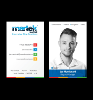 Business Card Design by Muzamil for Martek Marine | Design: #12775962