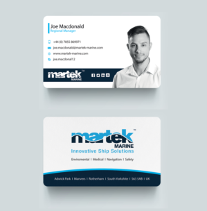 Business Card Design by Riz' for Martek Marine | Design: #12743934