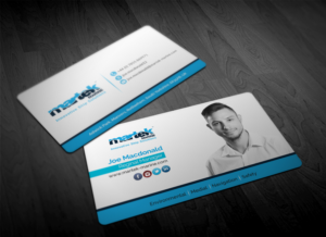 Business Card Design by Pointless Pixels India for Martek Marine | Design: #12755192