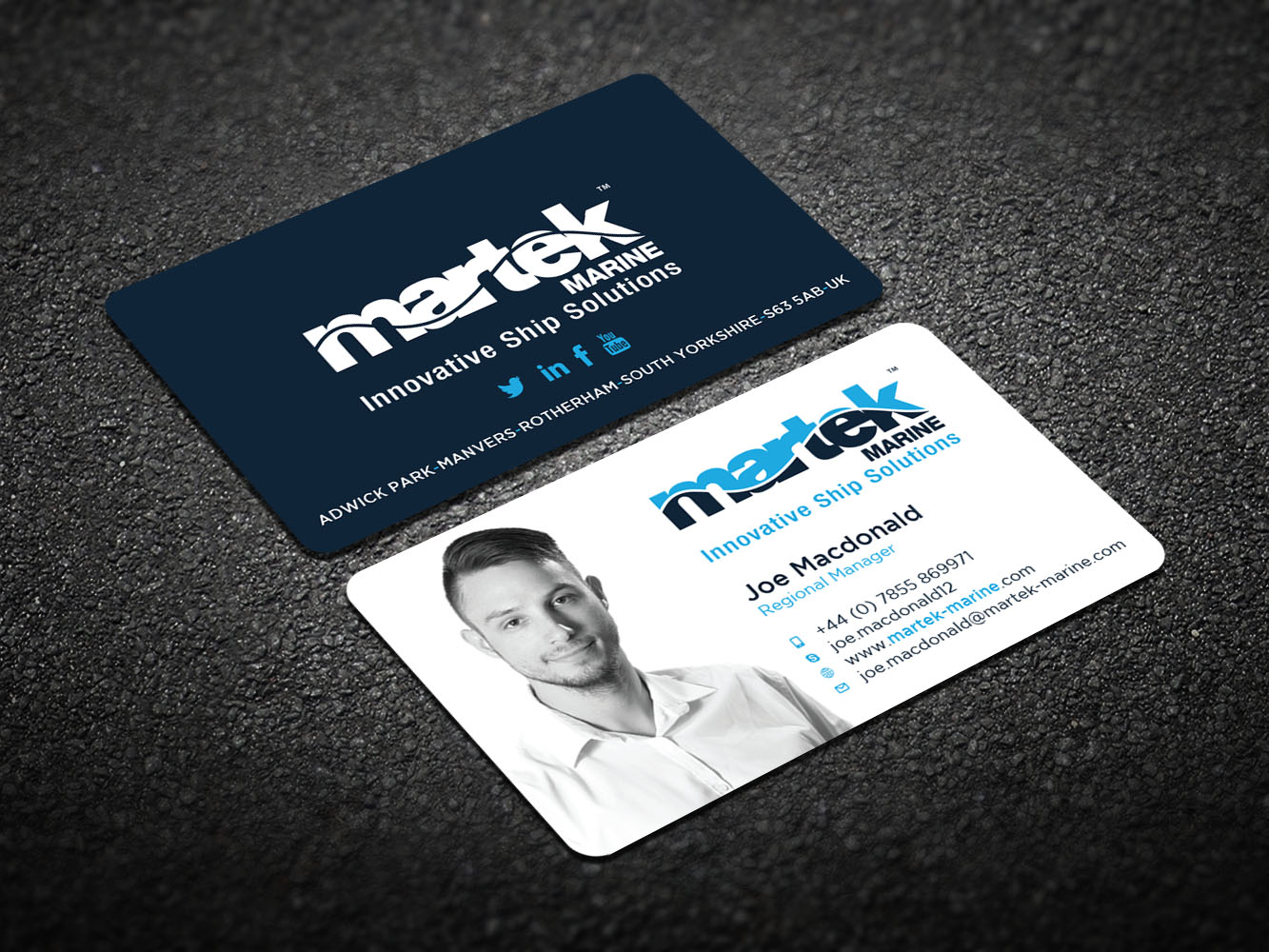 Business Card Design by Verified artistry (Design garden) for Martek Marine | Design #12746437