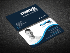 Business Card Design by Verified artistry (Design garden) for Martek Marine | Design: #12746438