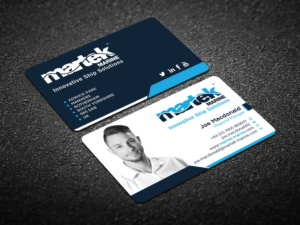 Business Card Design by Verified artistry (Design garden) for Martek Marine | Design: #12746442