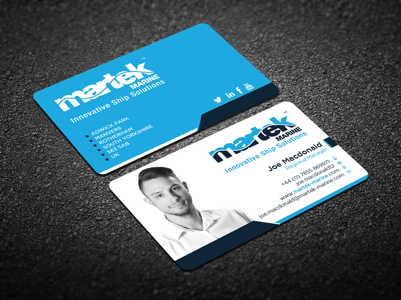 Business Card Design by Verified artistry (Design garden) for Martek Marine | Design #12746444