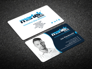 Business Card Design by Verified artistry (Design garden) for Martek Marine | Design: #12746450