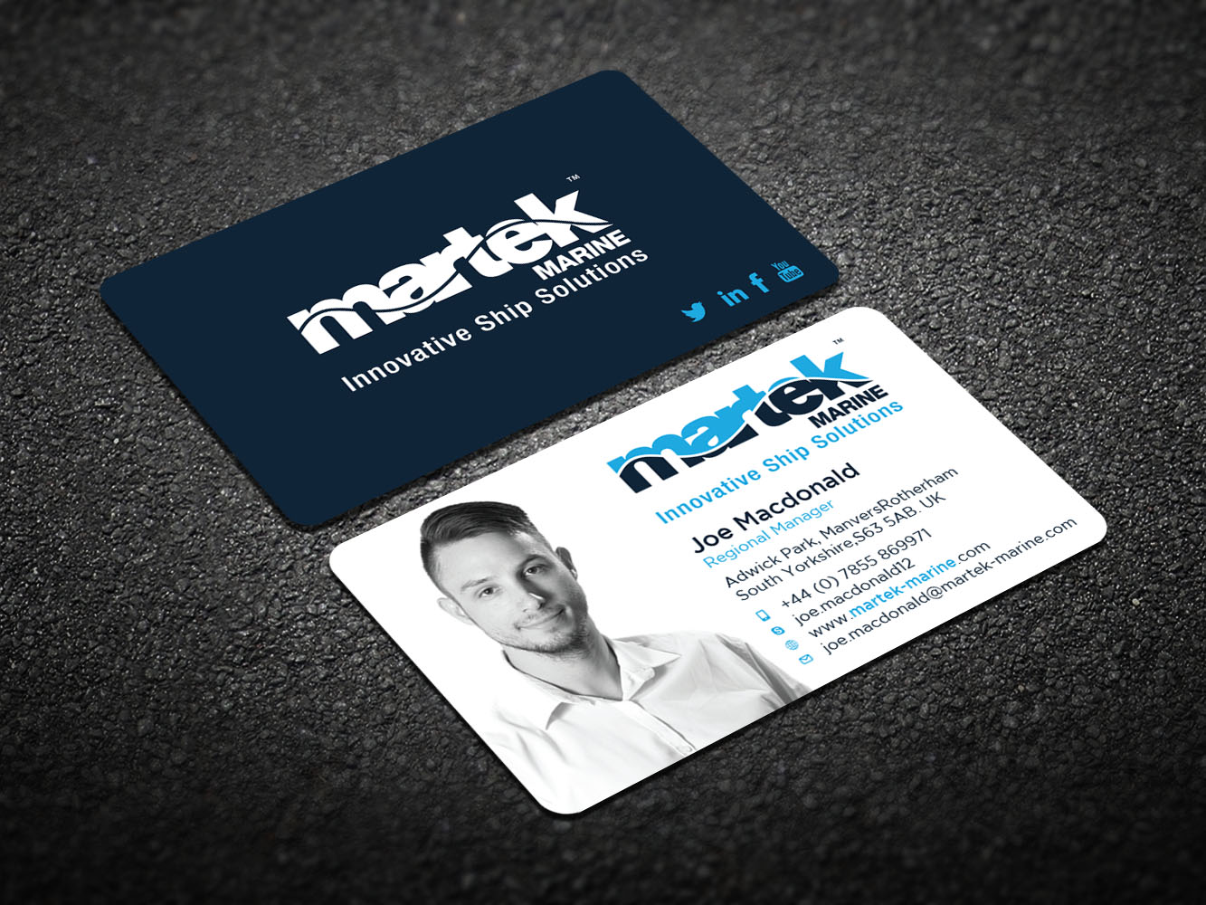 Business Card Design by Verified artistry (Design garden) for Martek Marine | Design #12754775