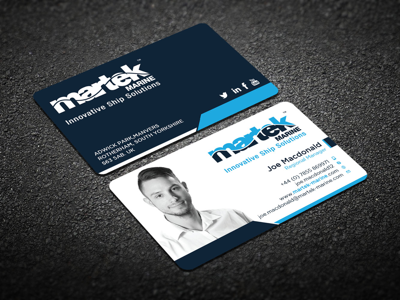 Business Card Design by Verified artistry (Design garden) for Martek Marine | Design #12754779