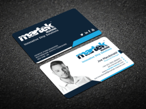 Business Card Design by Verified artistry (Design garden) for Martek Marine | Design: #12754779