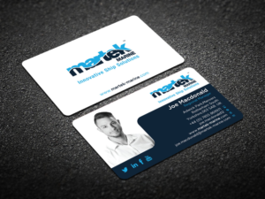 Business Card Design by Verified artistry (Design garden) for Martek Marine | Design: #12768001