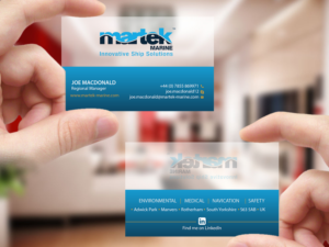 Visitenkarten-Design von Creations Box 2015 für Martek Marine | Design: #12760118
