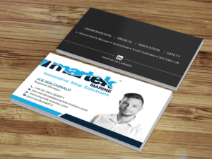 Visitenkarten-Design von Creations Box 2015 für Martek Marine | Design: #12760123