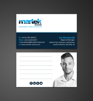 Business Card Design by chandrayaan.creative for Martek Marine | Design: #12776231