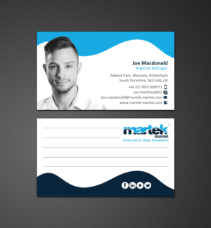 Business Card Design by chandrayaan.creative for Martek Marine | Design: #12776232
