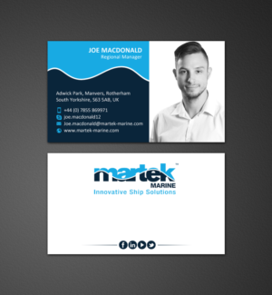 Business Card Design by chandrayaan.creative for Martek Marine | Design: #12776239